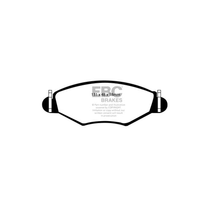 EBC DP1366 Naza Peugeot Ultimax Front Brake Pads - Bendix Caliper 2 | ML Performance UK Car Parts