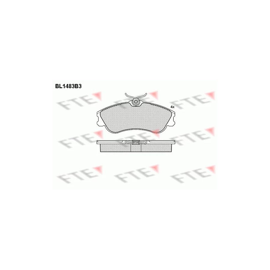 FTE Bl1483B3 Brake Pad Set