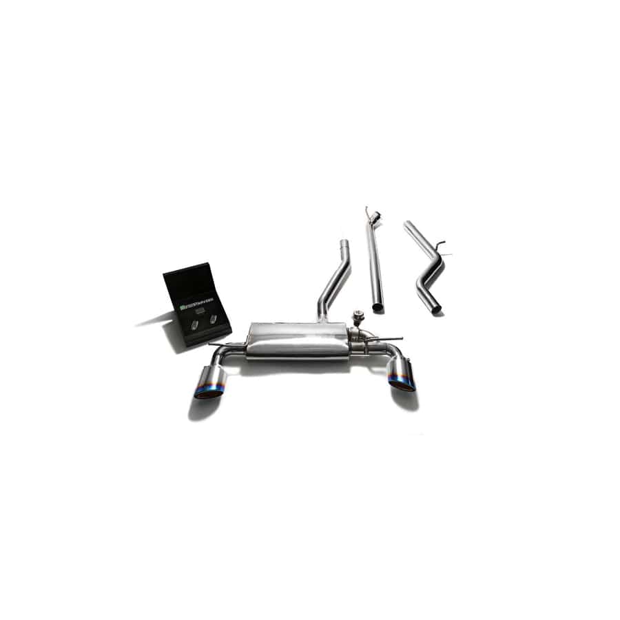 Armytrix MBA26-DS18B Valvetronic Exhaust System Mercedes-Benz A180 | A200 | A250 W176 2012-2015 with Dual Blue Coated Oval