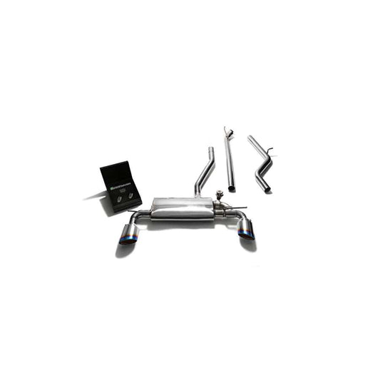 Armytrix MBA26-DS18B Valvetronic Exhaust System Mercedes-Benz A180 | A200 | A250 W176 2012-2015 with Dual Blue Coated Oval