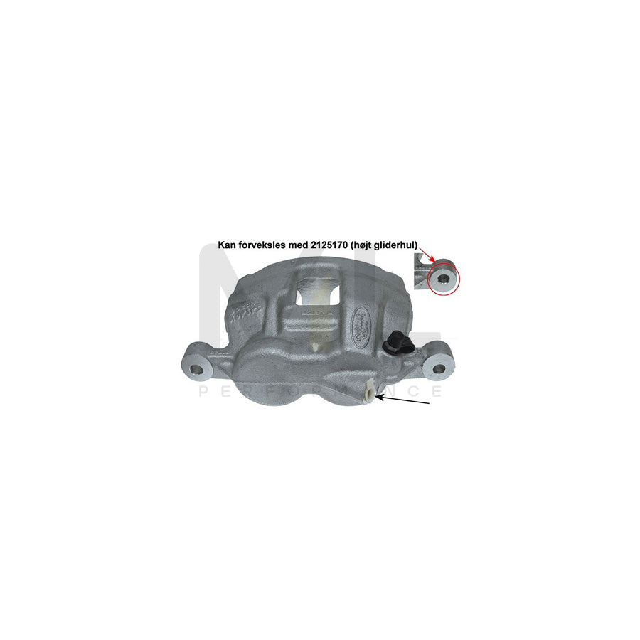 TEXTAR 38163300 Brake Caliper for FORD TRANSIT without holder