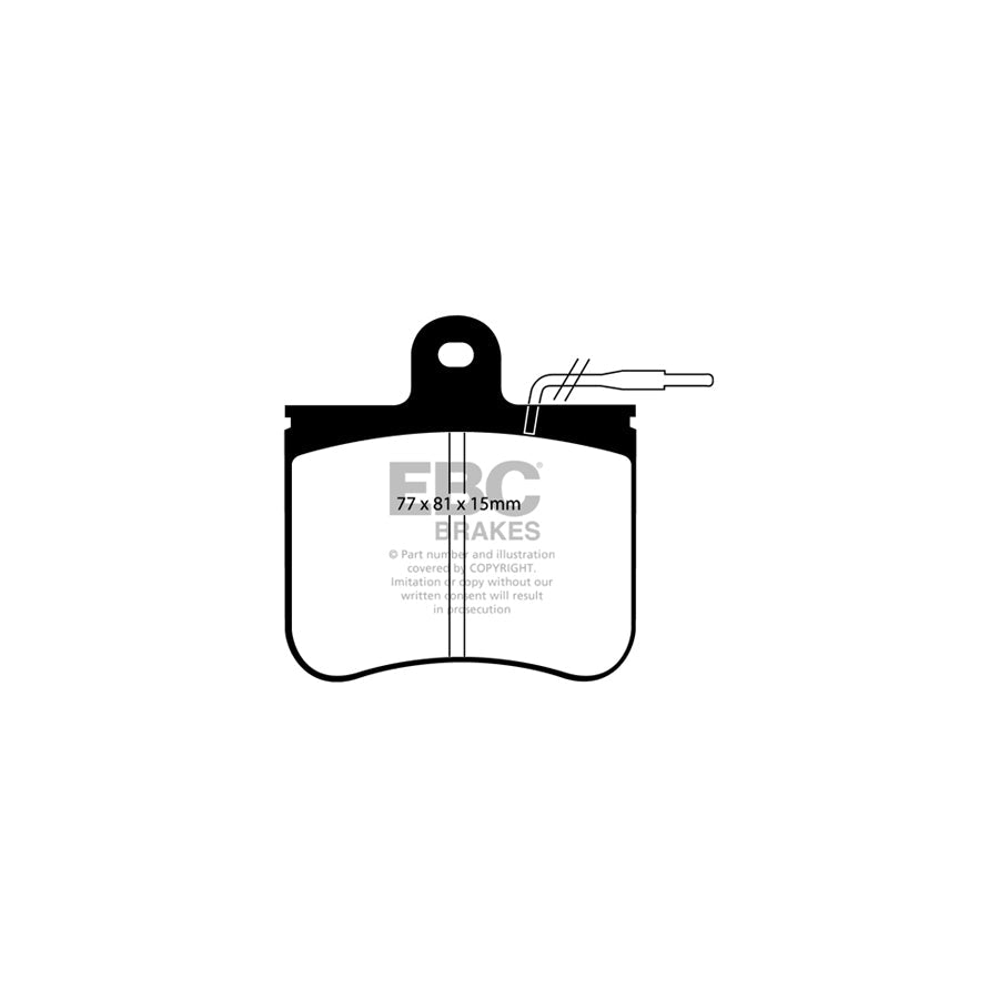 EBC DP406 Citroen Ultimax Front Brake Pads - Citroen Caliper (Inc. Axel & GSA) 2 | ML Performance UK Car Parts