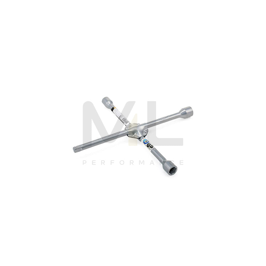 VOREL 57020 Spider wheel brace carbon steel, Spanner size: 17, 19, 21