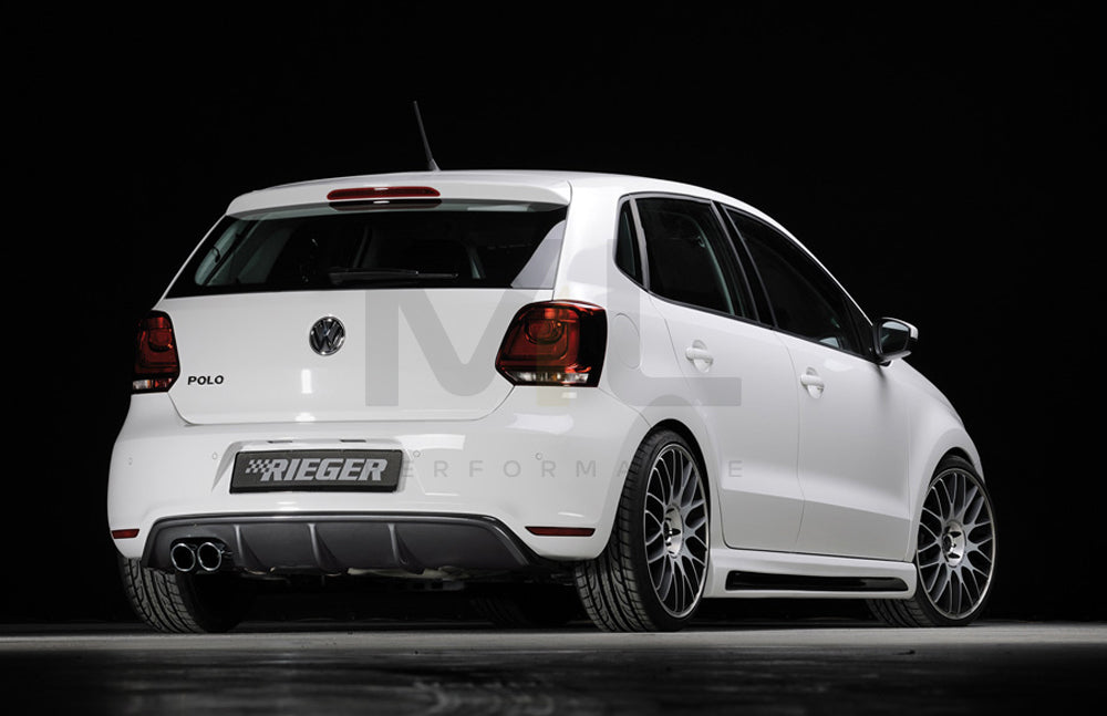 Rieger 00099867 VW 6R Mk6 Polo Rear Diffuser 2 | ML Performance UK Car Parts
