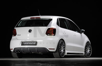 Rieger 00099867 VW 6R Mk6 Polo Rear Diffuser 2 | ML Performance UK Car Parts