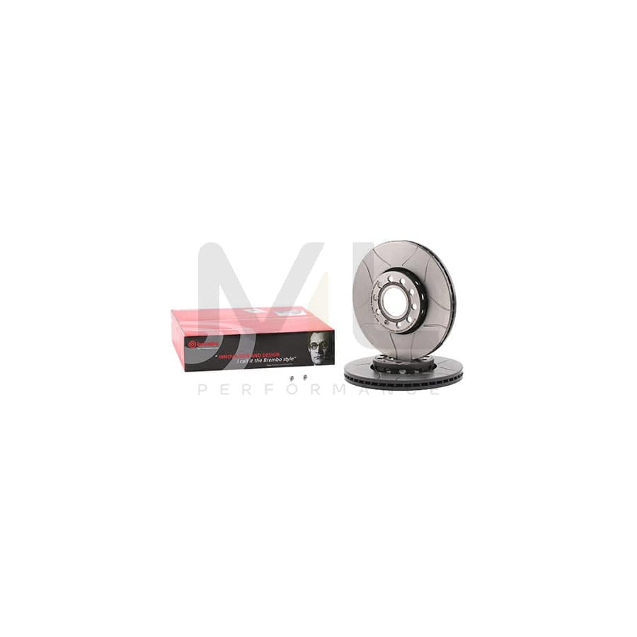brembo-max-line-09-5745-76-brake-disc-internally-vented-slotted-coated-high-carbon-with-bolts-screws