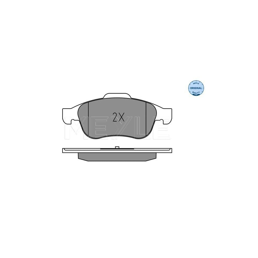 Meyle 025 245 3819 Brake Pad Set