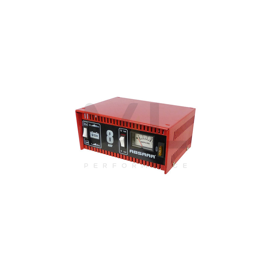 Absaar 0635608 Battery Charger 8A, 6/12V, 5-80Ah