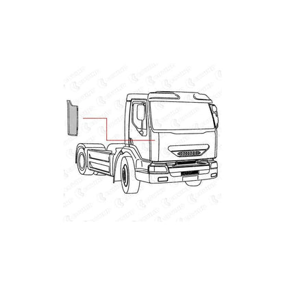 Covind MDL/164 Air Deflector, Driver Cab