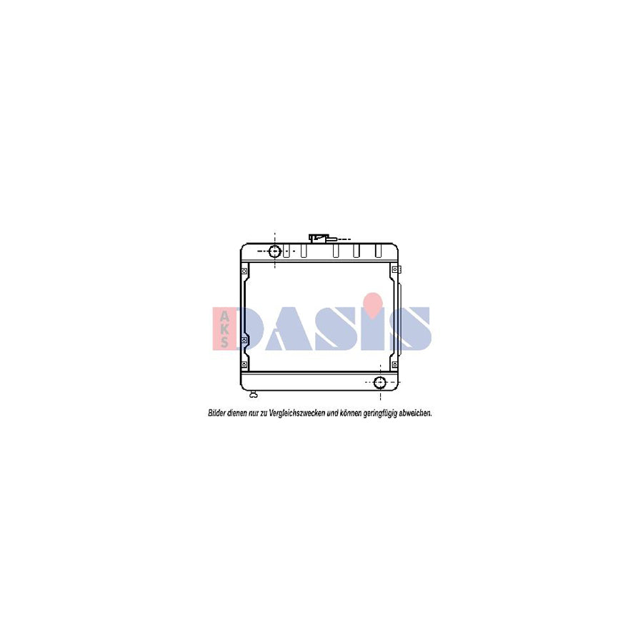 AKS Dasis 120640N Engine Radiator Suitable for Mercedes-Benz /8