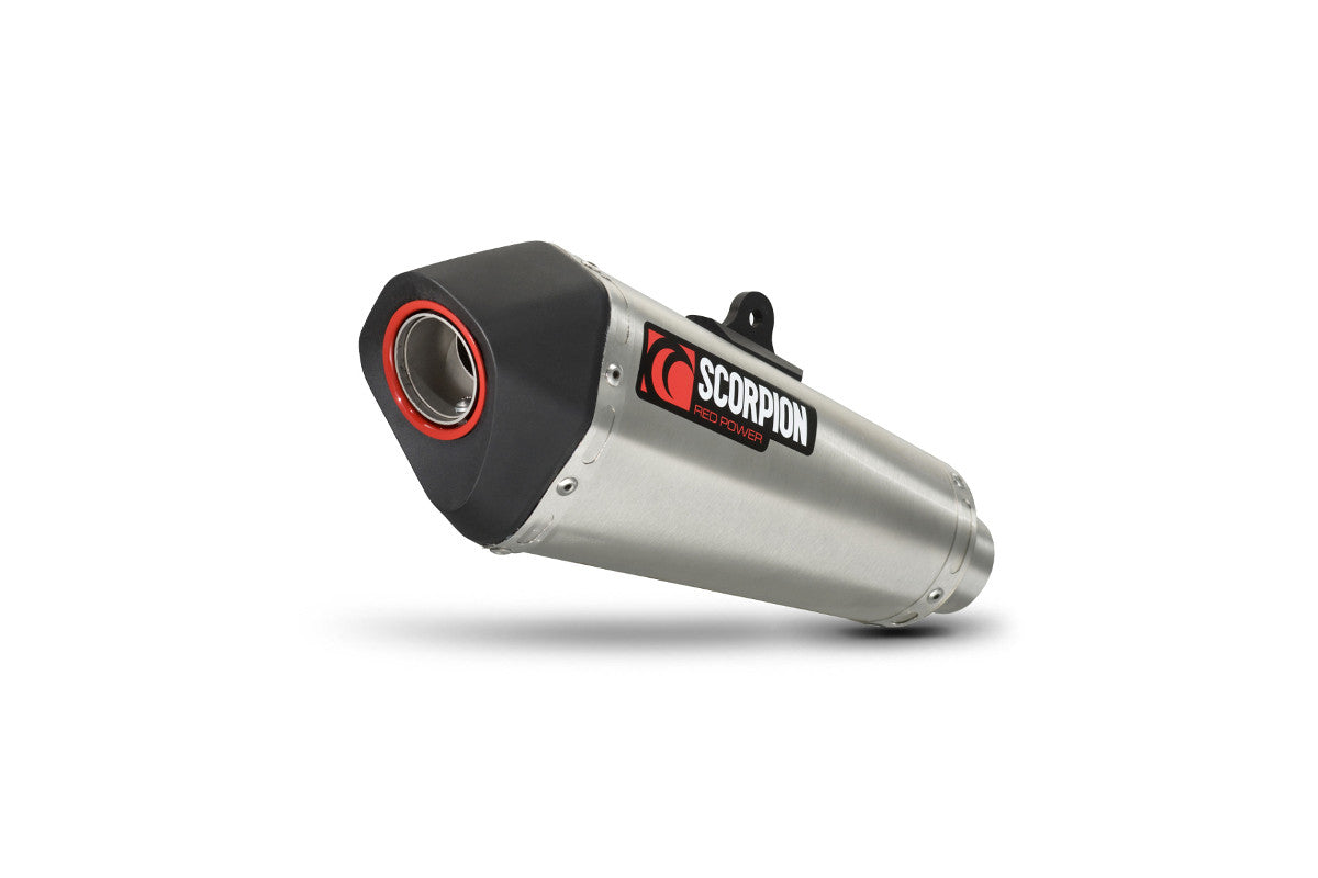 Scorpion RKA104SEO Kawasaki Z800 E Serket Taper Slip-On - Brushed Stainless Steel Sleeve | ML Performance UK UK