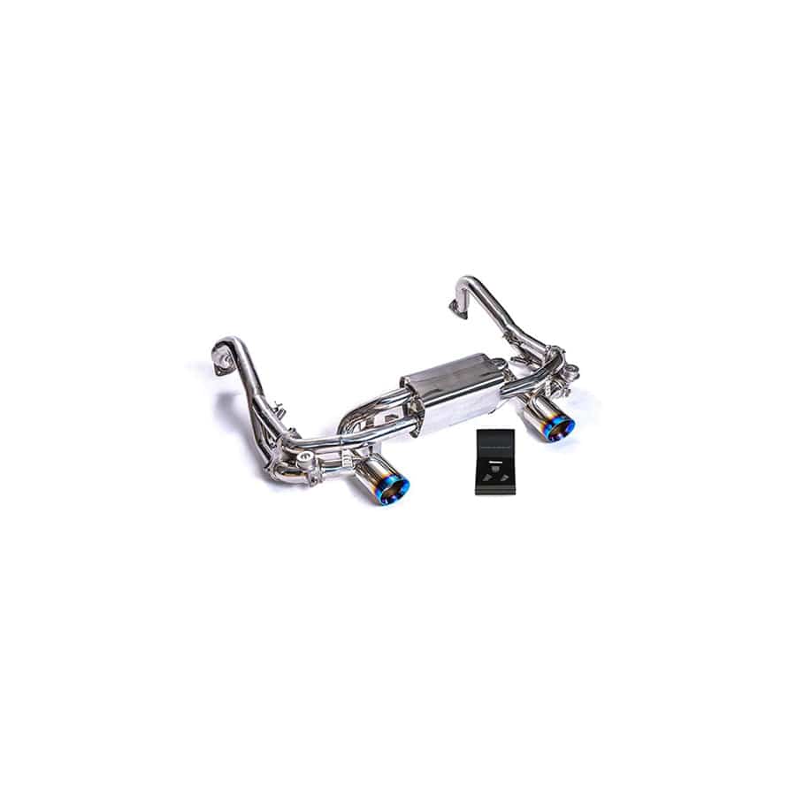 Armytrix P82G4-DS38B Valvetronic Exhaust System Porsche 718 Cayman GT4 2019+ with Dual Blue Coated 4"
