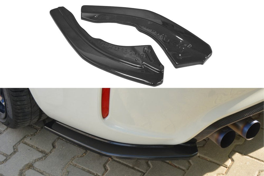 Maxton Design BM-2-87-M-RSD1T Rear Side Splitters BMW M2 F87 CoupÃ© | ML Performance UK Car Parts