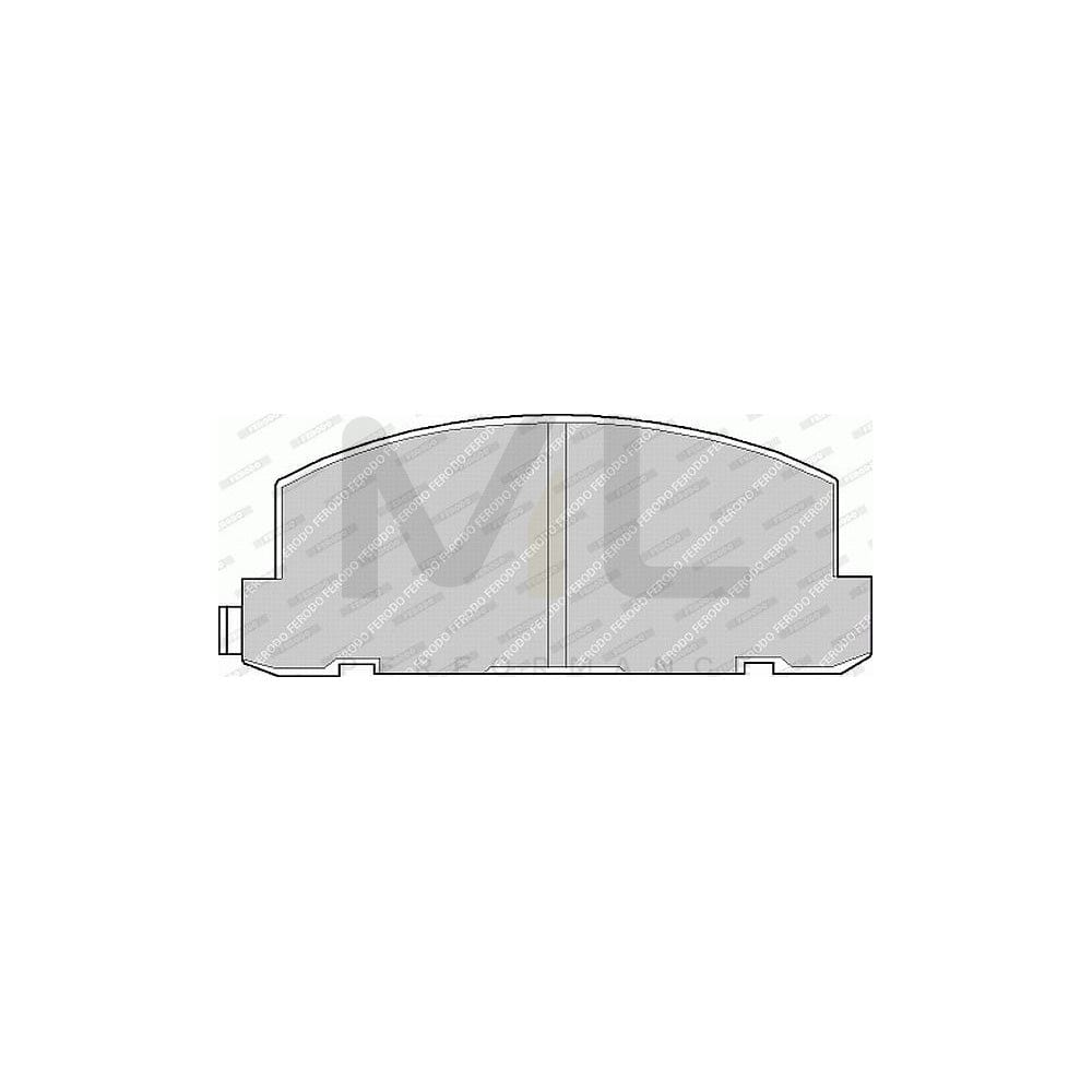 Ferodo Premier FVR505 Brake Pad Set With Acoustic Wear Warning