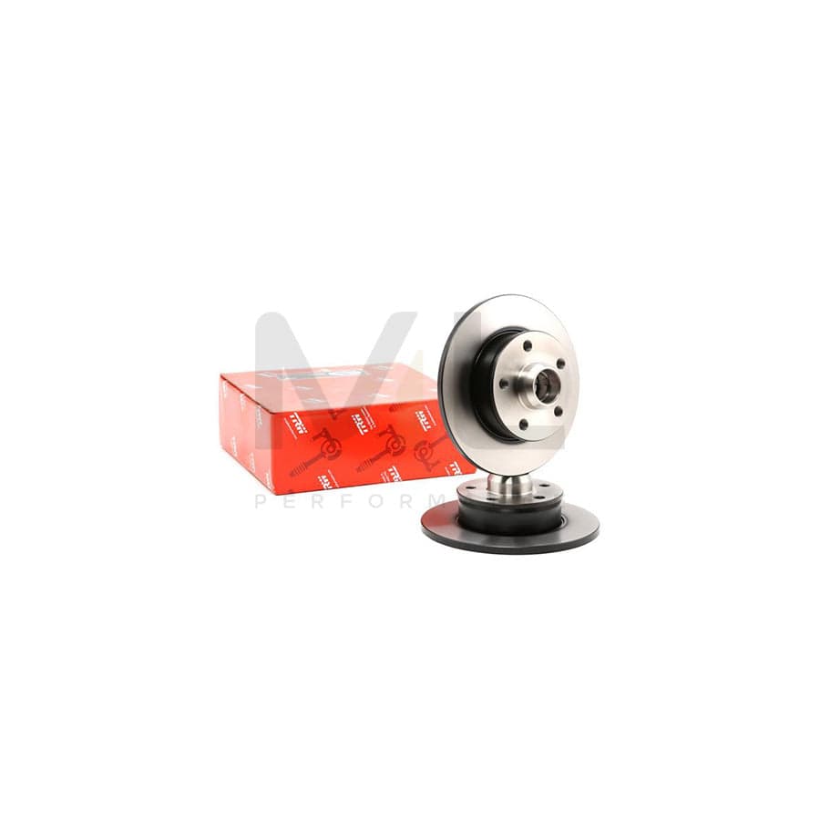 TRW DF1540 Brake Disc Solid, Painted  - 1 piece
