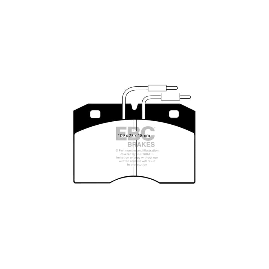 EBC PDKF1725 Renault Master Ultimax Front Brake Pad & Plain Disc Kit 2 | ML Performance UK Car Parts