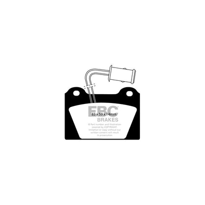 EBC DP398 Austin Metro Ultimax Front Brake Pads 2 | ML Performance UK Car Parts