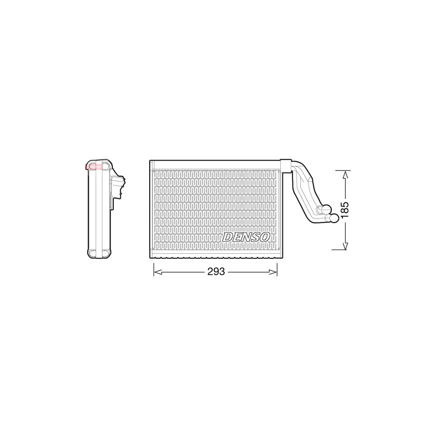 DENSO DEV05001 Air Conditioning Evaporator