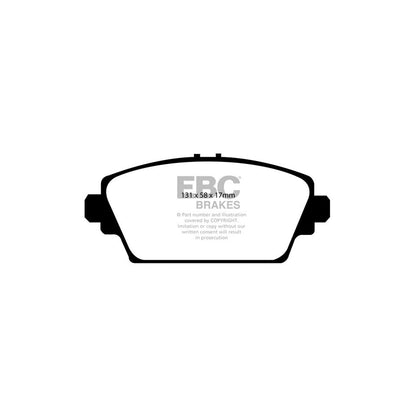 EBC PD13KF477 MG Yellowstuff Front Brake Pad & GD Disc Kit - Akebono Caliper (Inc. ZR & ZS) 2 | ML Performance UK Car Parts
