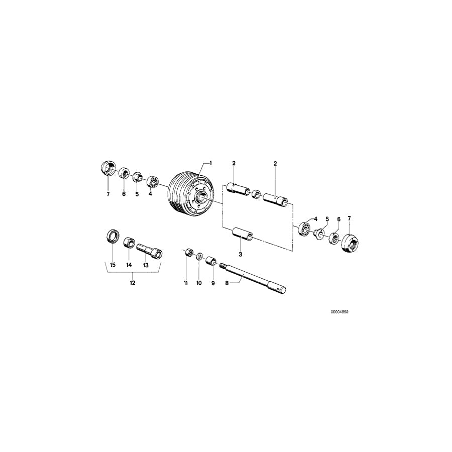 Genuine BMW 36311237606 Pipe (Inc. R90S, R75/6 & R 75)