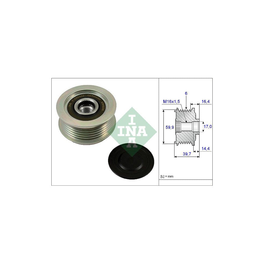 Ina 535 0241 10 Alternator Freewheel Clutch