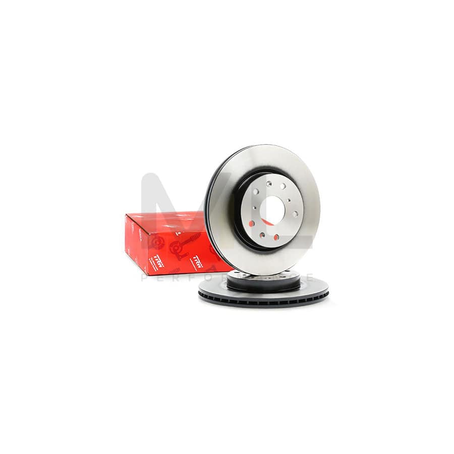 TRW DF4741 Brake Disc Vented, Painted  - 1 piece