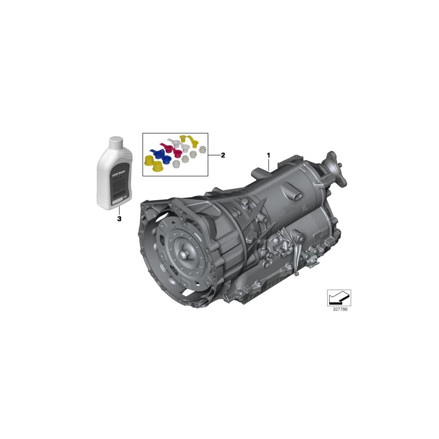Genuine BMW 24008601191 F10 F07 F11 Automatic Transmission Eh GA8HP45Z - XBI (Inc. 535i)