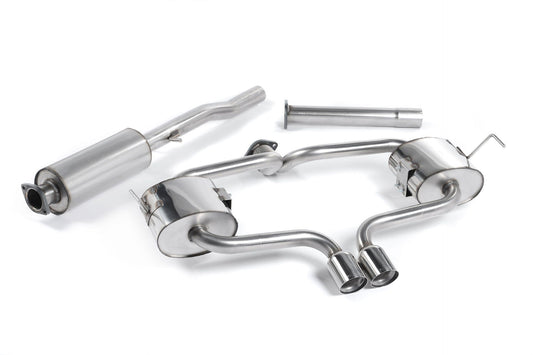 MillTek SSXM006 Mini R53 Cooper S Cat-Back Resonated with Fixed Trim Version - EC-Approved