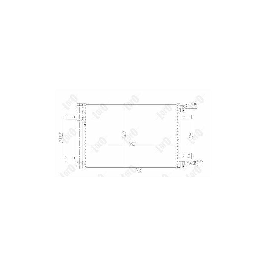 Abakus 0090160027 Air Conditioning Condenser
