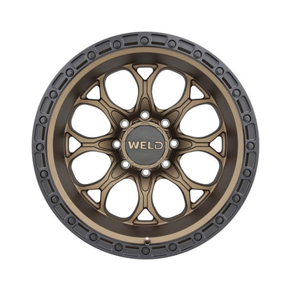 Weld W10602082476 Ledge 8 W106 Wheel 20x12 8x165.1 ET-44 BS4.76 Satin Bronze - Satin Black