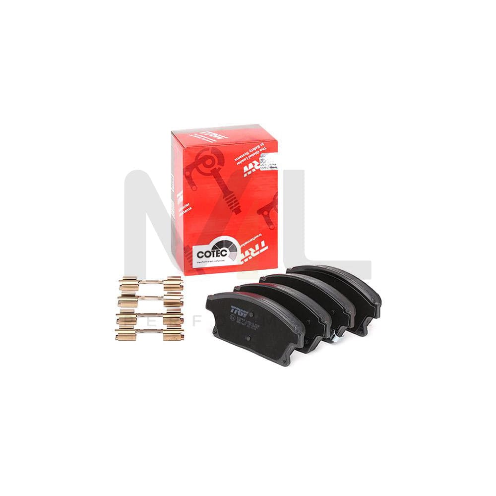 TRW Cotec Gdb1847 Brake Pad Set With Acoustic Wear Warning, With Accessories