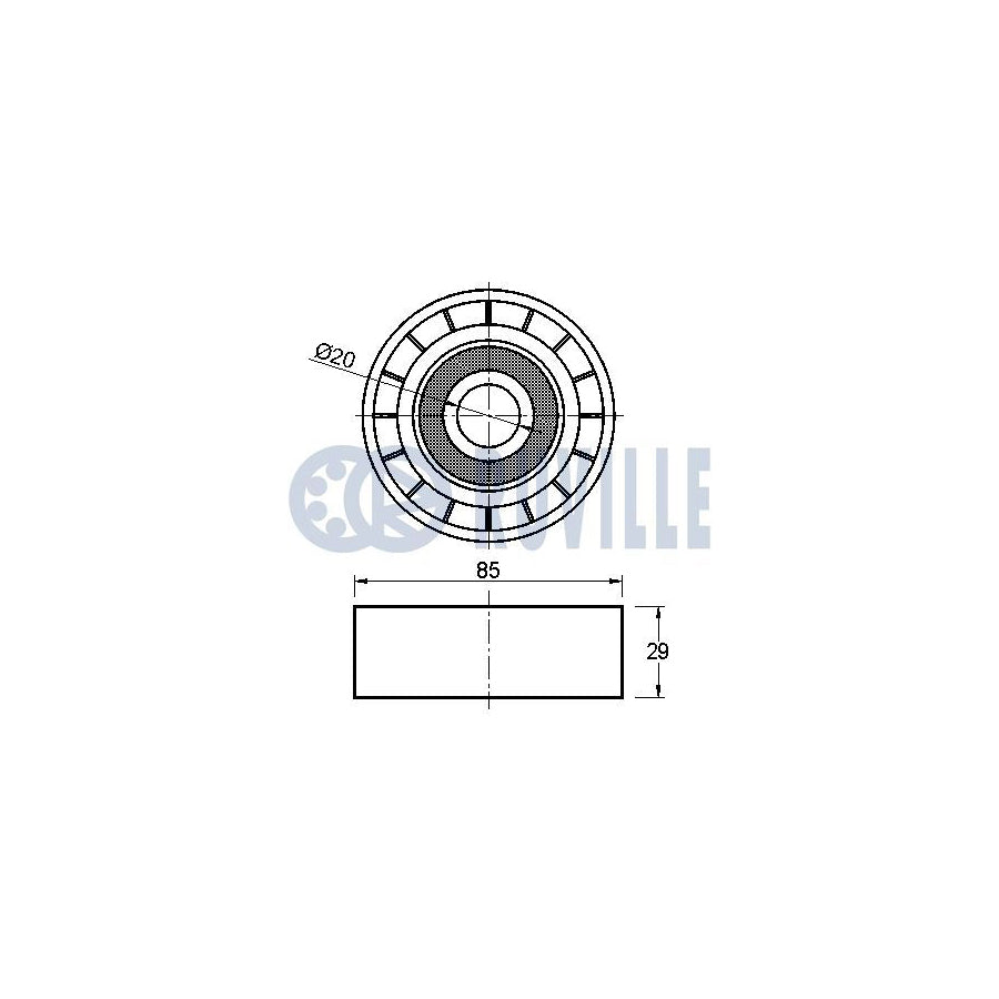 Ruville 57062 Alternator Freewheel Clutch For Mazda Mpv Ii (Lw)