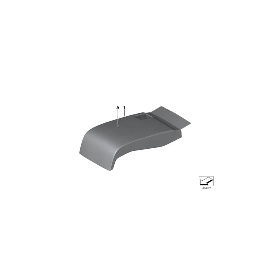 Genuine BMW 52207989915 G11 G12 Cover, Rear Seat, Leather, Middle INDIVIDUAL (Inc. 740LdX, 750Li & 740e)