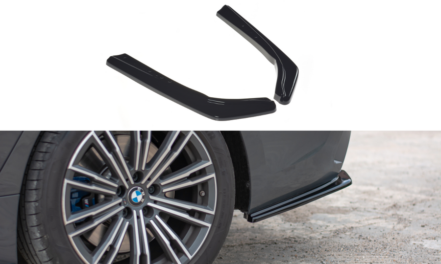 Maxton Design BM-3-20-MPACK-RSD1T Rear Side Splitters BMW Series 3 G20 M-Pack | ML Performance UK Car Parts