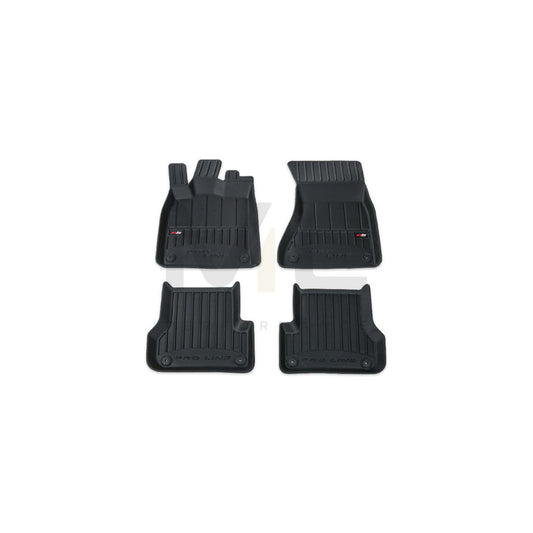 FROGUM Tailored 3D407459 Floor mat set for AUDI A6 Elastomer, Front and Rear, Quantity: 4, Black, (LHD)