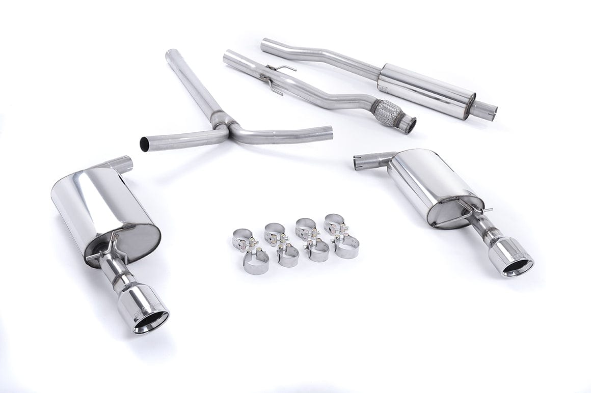 MillTek SSXM020 Mini R55 Cooper S Resonated Cat-Back Exhaust