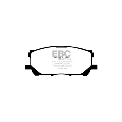 EBC PD06KF368 Lexus Toyota Greenstuff Front Brake Pad & USR Disc Kit (Inc. RX300, RX350, RX400h, Harrier) 2 | ML Performance UK Car Parts
