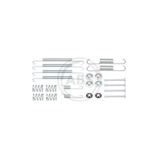 A.B.S. 0037Q Accessory Kit, Brake Shoes for SUZUKI Grand Vitara II Off-Road (JT, TE, TD)