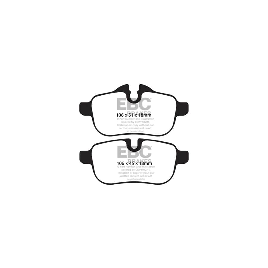 EBC PD40K441 BMW E89 Ultimax Pad & Plain Disc Kit - TRW Caliper 3 | ML Performance UK Car Parts