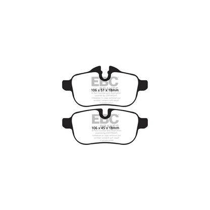EBC PD40K441 BMW E89 Ultimax Pad & Plain Disc Kit - TRW Caliper 3 | ML Performance UK Car Parts