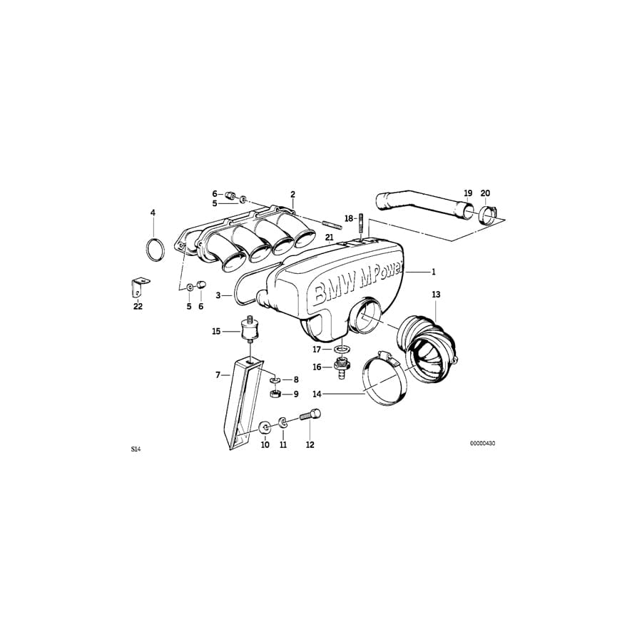 Genuine BMW 11611308299 E30 Venturi (Inc. 320is & M3)