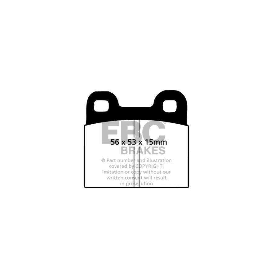 EBC PLK1364 BMW E3 Yellowstuff Pads and Brake Line Performance Pack - ATE Caliper 3 | ML Performance UK Car Parts