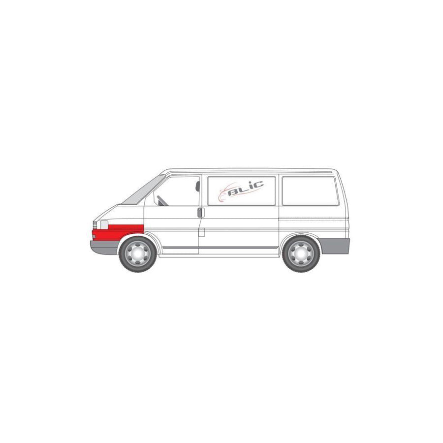 Blic 6504-03-9558339P Wheel Arch Liner for VW Transporter