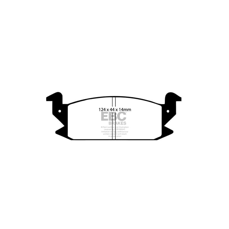 EBC PDKF561 Daihatsu Charade Ultimax Front Brake Pad & Plain Disc Kit 2 | ML Performance UK Car Parts