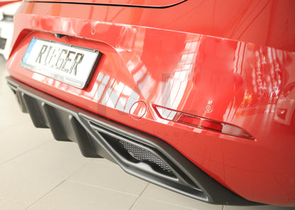 Rieger 00027055 SEAT Leon KL Rear Diffuser 9 | ML Performance UK Car Parts