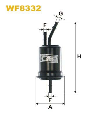 WIX Filters WF8332 Fuel Filter For Kia Rio