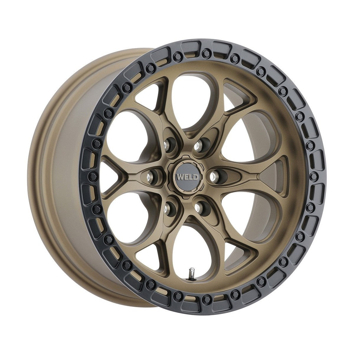 Weld W10609089500 Ledge 6 W106 Wheel 20x9 6x135 ET0 BS5 Satin Bronze - Satin Black