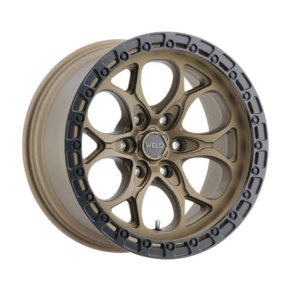 Weld W10609089500 Ledge 6 W106 Wheel 20x9 6x135 ET0 BS5 Satin Bronze - Satin Black