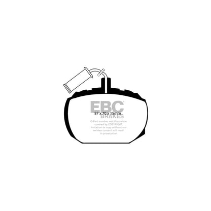 EBC PDKF1731 Rover SD1 Ultimax Front Brake Pad & Plain Disc Kit 2 | ML Performance UK Car Parts