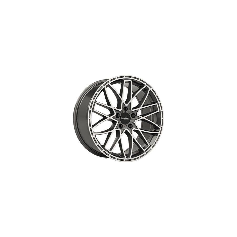 SuperMetal Vane 9x20 ET45 57292 Gloss Grey Polished Wheel